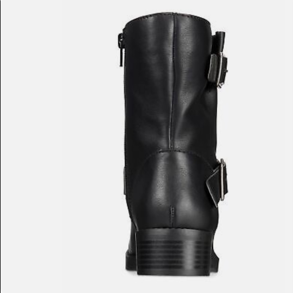 Style & Co. Black Combat & Moto Boots - Picture 2 of 7